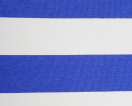 Windscherm Avalo in Dralon streep kleur Kobalt Blauw