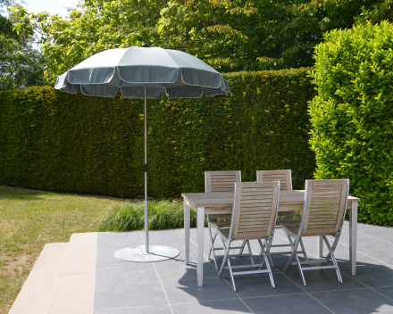 inox tuinparasol